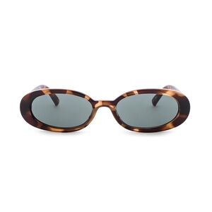 Le Specs Outta Love Tortoise Shell Oval Sunglasses (90’s style)